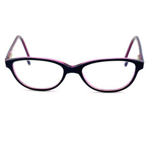 Adensco‎ Teddy Eyeglasses Frames 46-15 Purple Round H13172